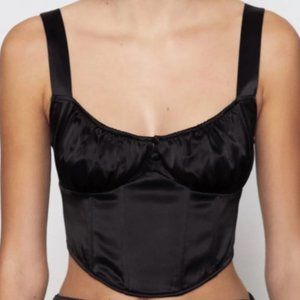 ZARA - Satin Corset Top